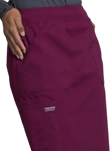 Vista 3 de Scrubs Uniform Skirt Workwear Professionals, Rib-Knit Waist, Soft Stretch WW510