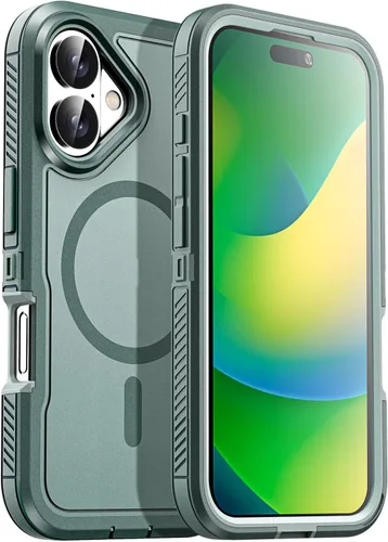 Vista 41 de AICase Funda para iPhone 13 Pro Max [compatible con Magsafe], protección magnética resistente contra caídas, cuerpo completo, a prueba de golpes, a