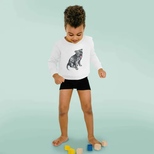 Vista 2 de Merle American Bully' Kid's SweatshirtJumper (3-4 Years) (KW00077839)