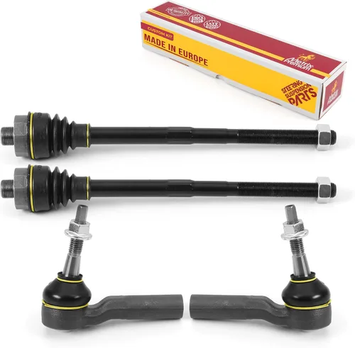 Vista 184 de Metrix Premium Chassis Parts - Kit de 4 piezas de extremos de barra de acoplamiento frontal exterior e interior compatible con Nissan Pathfinder