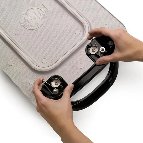 Vista 3 de Presto 07061 - Plancha eléctrica de 22 pulgadas con asas extraíbles, tamaño extragrande, cerámica antiadherente, sin PFAS, temperatura ajustable