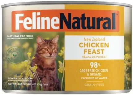 Vista 21 de Feline Natural New Zealand Comida Enlatada para Gatos Alimento Húmedo, Alto en Carne, Bajo en Carbohidratos y Sin Granos Comida Húmeda para Gatos