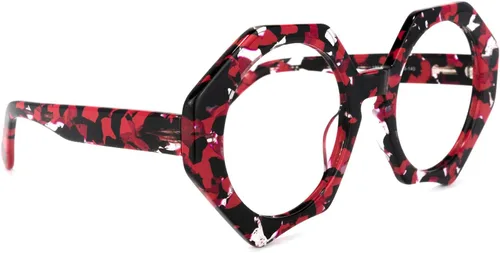 Vista 4 de Zeelool Elegantes gafas geométricas de gran tamaño con bloqueo de luz azul para mujer, 100% protección UV400, Hugh ZOP01887