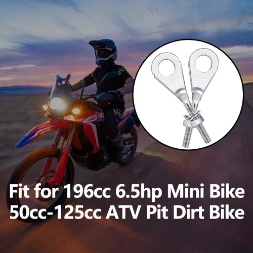 Vista 5 de 8 Tensor de cadena de 0.591 in 0.59 pulgadas, ajustador de eje de cadena, tensor de cadena apto para 196cc 6.5HP Massimo MB200 Baja Warrior MB165