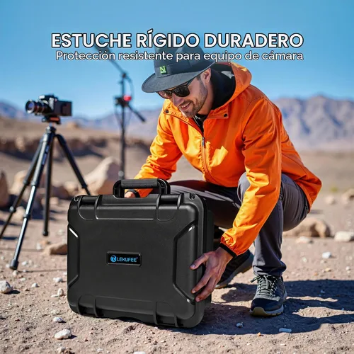 Vista 9 de Lekufee Funda rígida impermeable para DJI Mavic 4 Pro, Mini 5/4, cámara