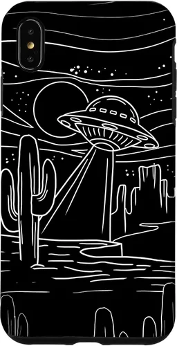 Vista 11 de iPhone 16 UFO Desert Retro Alien Spaceship Area 51 ET Space Lover Gift Case