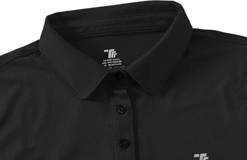 Vista 4 de BASUDAM Polo de golf de manga larga para mujer, con forro polar, casual, para deportes, camisetas atléticas
