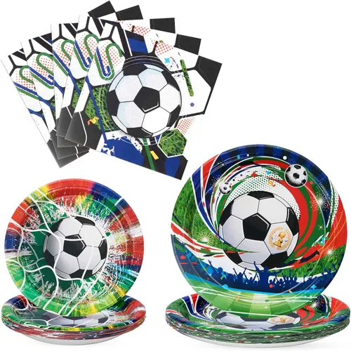 Vista 21 de WERNNSAI Hawaiian Luau Party Supplies - 48 platos y servilletas de Luau tropical, decoraciones de cumpleaños, platos de papel hawaiano para verano
