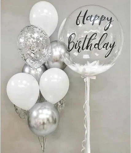 Vista 193 de Bezente Globos arcoíris de 18 pulgadas, paquete de 30 unidades, de látex 01-Assorted-G01