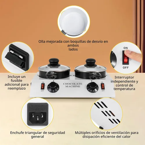 Vista 4 de Dyna-Living - Olla para derretir chocolate con doble olla