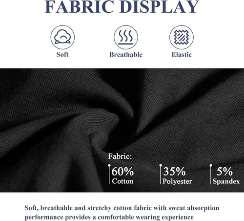 Vista 5 de A WATERWANG Polera polo de manga corta para hombre polo de golf de algodón ajustado diseño básico