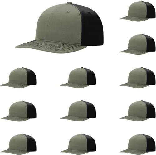 Vista 22 de Richardson 312 Gorra de béisbol ajustable con correa trasera de sarga Paquetes a granel disponibles - Talla única