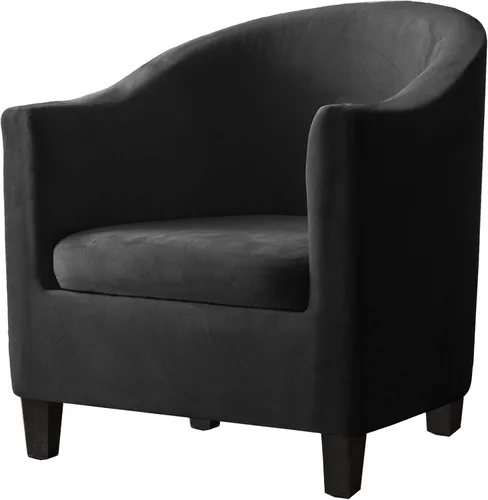 Vista 11 de Fundas de terciopelo para sillones, fundas de elastano para sillones, fundas elásticas para sillas de bañera, fundas protectoras para muebles, funda