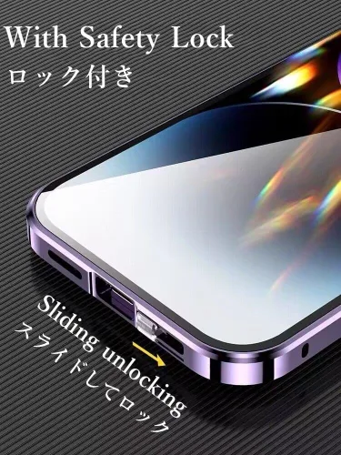 Vista 3 de Funda magnética para iPhone 12 Pro, compatible con Magsafe con soporte de anillo, protector de pantalla, protector de lente de cámara, protector