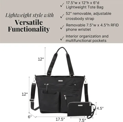 Vista 4 de Baggallini Bolso para cualquier día con pulsera para teléfono RFID