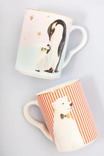 Vista 5 de YVONNE ELLEN Juego de tazas (Happy Hour & Bonjour Set de 2)