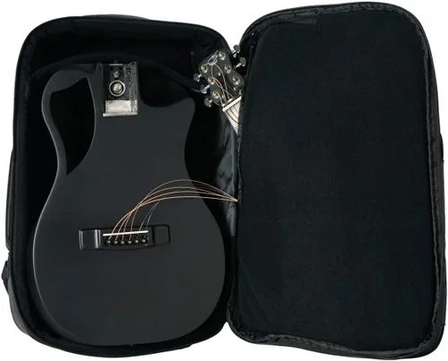 Vista 14 de Journey Instruments - Guitarra de viaje plegable de fibra de carbono OB660M Negro