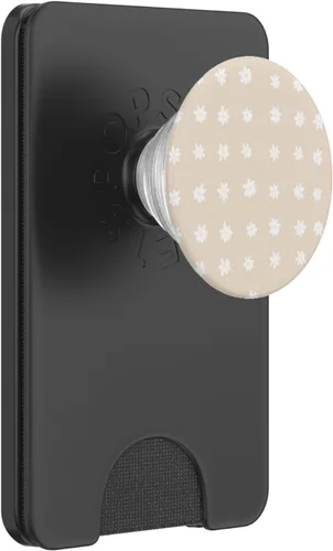 Vista 7 de Boho Neutral Beige Verano Margaritas PopSockets PopGrip intercambiable