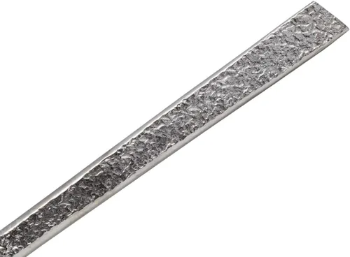 Vista 6 de Bold & Divine Hammered Silver - Juego de cubiertos de acero inoxidable de 5 piezas, incluye cuchillo, tenedor, cuchara, cubiertos de acero