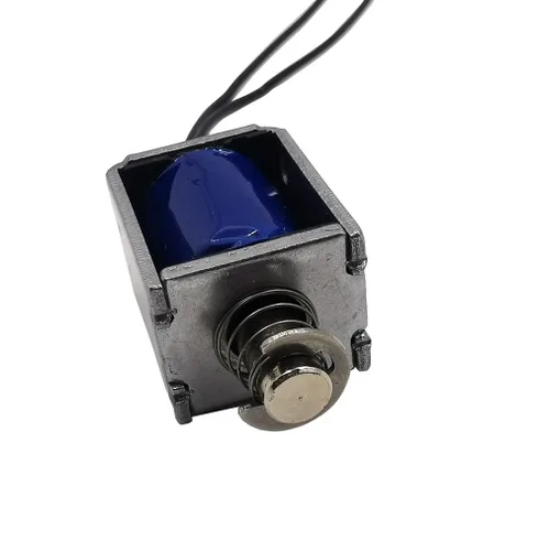Vista 7 de 2PCS DC 3V 2.8Ω Mini Push Pull Electroimán lineal de 0.197 in Carrera Actuador de marco abierto eléctrico DC imán solenoide