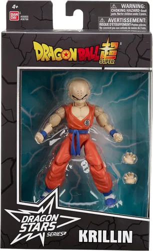 Vista 11 de Dragon Ball Super - Dragon Stars - Krillin, figura de acción de 6.5 pulgadas Dragonball Super Figura de acción de 6 pulgadas Dragon Stars Series