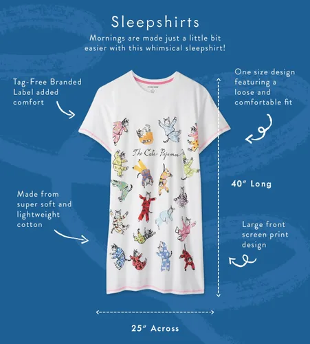 Vista 4 de Little Blue House Camisón para mujer