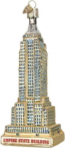 Vista 92 de Old World Christmas - Adorno de bebé blanco de un solo pieza de vidrio soplado para árbol de Navidad, decoración festiva hecha a mano, colección