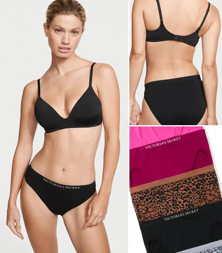 Vista 2 de Victoria's Secret Ropa Interior Brief sin Costuras para Mujer, Bragas de Cobertura Completa para Mujer, Paquete Múltiple (XS-XXL)