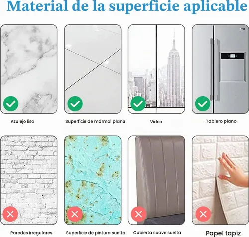 Vista 6 de 10 azulejos de espejo acrílicos para decoración de pared, 4 x 6 x 0.07 pulgadas, hoja de espejo de pared rectangular con calcomanías adhesivas