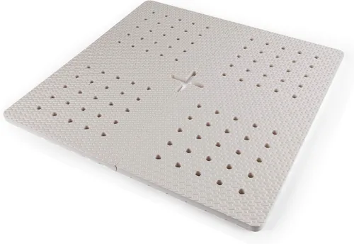 Vista 10 de BOWERBIRD Alfombrilla Original Antifatiga para Ducha - Material de Espuma Extra Grueso y Suave que Amortigua Cómodamente Tus Pies - Cuadrada - 4