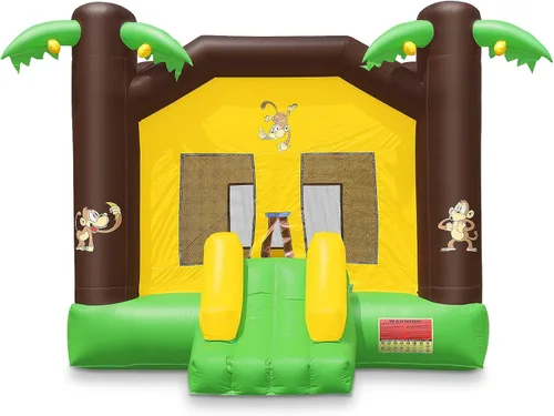 Vista 2 de Cloud 9 Casa inflable de grado comercial con soplador – 100% PVC 17' x 13' gorila inflable
