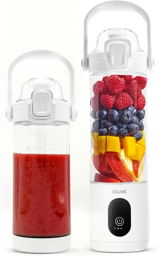 Vista 13 de Licuadora portátil inalámbrica de 24 oz. Licuadora personal para batidos y licuados, sin BPA, trituradora de hielo, piezas aptas para lavavajillas