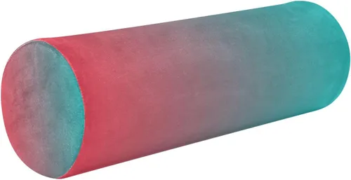 Vista 14 de Almohada cervical para el cuello con degradado azul y amarillo, almohada cervical con funda extraíble lavable, almohadas de cuello de espuma