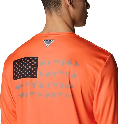 Vista 5 de Columbia Bandera de manga larga para hombre PHG Terminal Shot Game Bandera de juego Blaze/Black