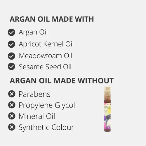 Vista 3 de Barefoot Venus Mini aceite corporal de argán tamaño viaje - 0.3 fl oz (coco negro)