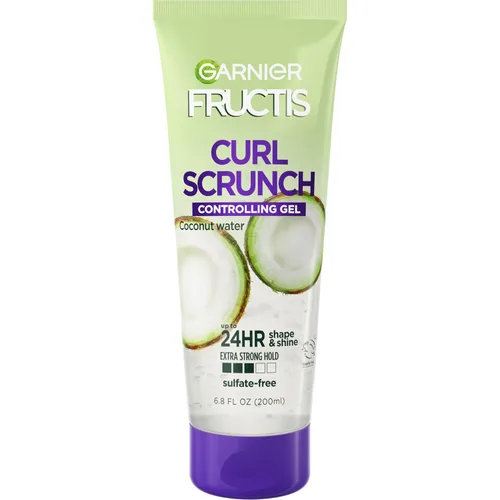 Vista 13 de Garnier Fructis Curl Control Scrunching Gel para el cabello, Curl Jelly para cabello rizado, ondulado y rizado con control de encrespamiento