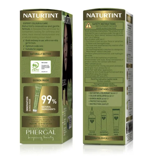Vista 2 de Naturtint 4N - Tinte para el cabello castaño natural, 5.07 FZ