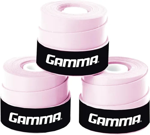 Vista 4 de Gamma Sports Supreme Overgrip para raquetas de tenis, pickleball, squash, bádminton y raquetball, varios tamaños