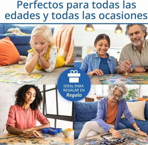 Vista 9 de Ravensburger Looney Tunes Studio - Rompecabezas de 1000 piezas para adultos
