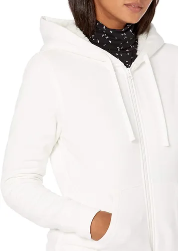 Vista 3 de Tienda Essentials - Chaqueta de forro polar con capucha y cremallera, para mujer