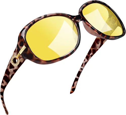 Vista 12 de Joopin Oversized Rectangle Sunglasses UV400 Protection Shades for Women Negro
