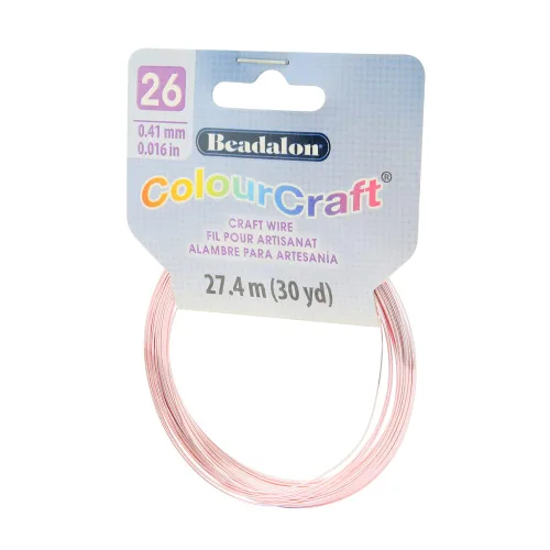 Vista 16 de Beadalon ColourCraft - Alambre para hacer joyas, artesanía pesada, núcleo de cobre estructural, calibre 16, bobina de cobre de 2.3 yardas