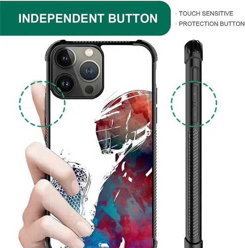 Vista 143 de Compatible con funda para iPhone 6 Plus/6s Plus,Bite Your Teeth Diseño de patrón asombroso, funda trasera dura de PC anti-arañazos y a prueba