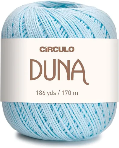 Vista 15 de Círculo Hilo Duna – 186 yardas, 3.52 onzas – Hilo DK de peinado ligero – 100% algodón virgen brasileño mercerizado, perfecto para tejer y hacer