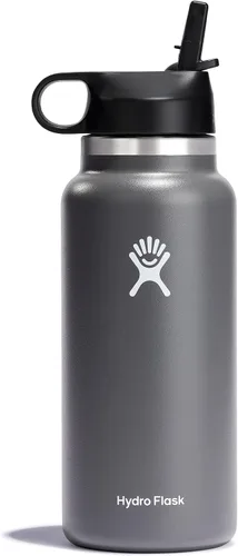 Vista 6 de Hydro Flask de boca ancha con tapa Flex de pajita de 24 onzas Agave