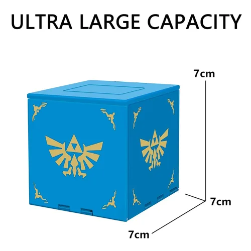 Vista 2 de doepeBAE Game Card Case Compatible with Nintendo Switch,Extra Large Capacity Switch Game Case,Upgraded 41 Slots Switch Game Card Storage Box,Press