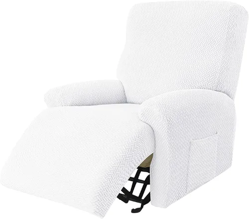 Vista 17 de IMYOGI Fundas de sofá de alta elasticidad para sofá reclinable, funda elástica para sofá individual, 1 pieza, protector de muebles, funda de tela