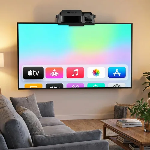 Vista 3 de Estante superior de TV Soporte ajustable para patio de juegos Nex - Estante superior de TV y organizador de soporte para consola, cámara y caja