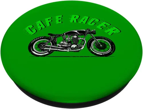 Vista 2 de Cafe Racer Biker Men Women Adult Teens Boys Girls Kids Youth PopSockets Swappable PopGrip