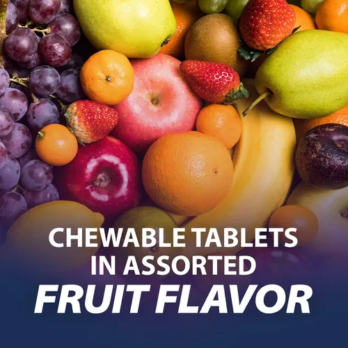 Vista 6 de Rolaids Tabletas masticables antiácidas extra fuertes, frutas surtidas, 96 unidades Assorted Fruit